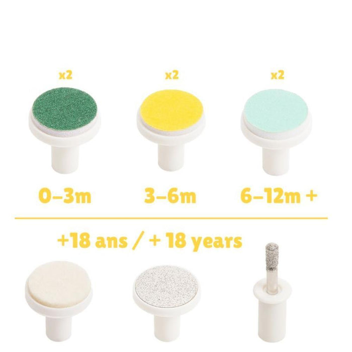 Lima de uñas eléctrica para bebés