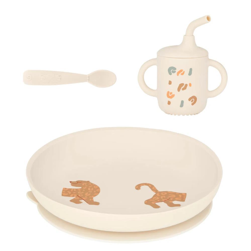 Juego de comida de silicona Babymoov Little Roar