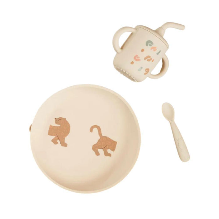 Conjunto de Refeição em Silicone Babymoov Little Roar