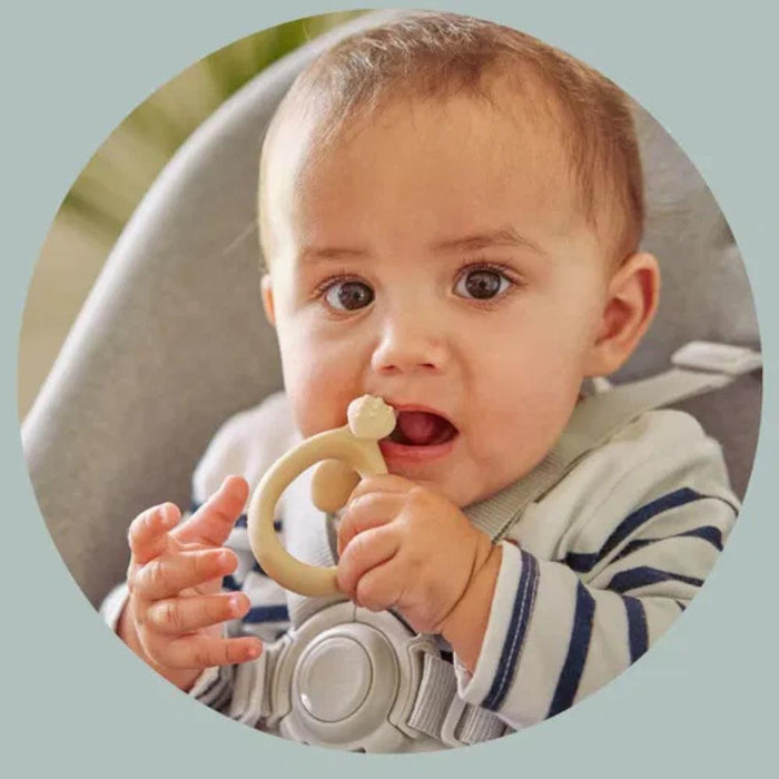 Colher de Dentição em Silicone Babymoov Beige