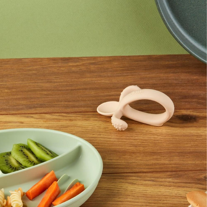 Colher de Dentição em Silicone Babymoov Beige