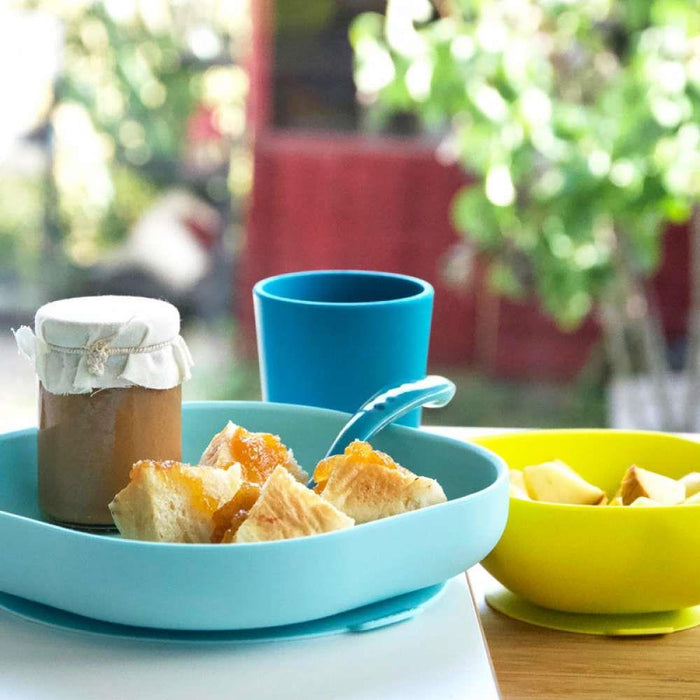 Béaba Set Comida Silicona Azul 4 Piezas