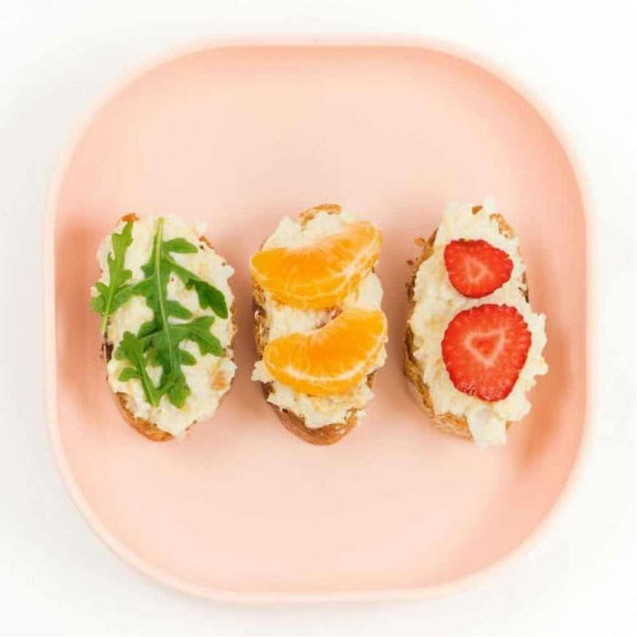 Béaba Set Comida Silicona 4 Piezas Rosa