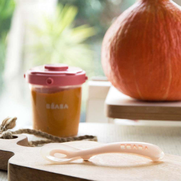 Cuchara Ergonómica Silicona Blanda 2ª Edad Rosa
