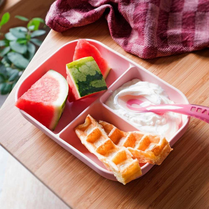 Béaba Set Comida Silicona 2PCS Rosa