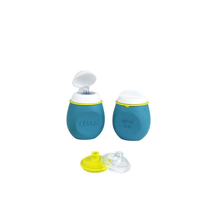 Béaba Set Vasos BabySqueeze Azul 2 Unidades