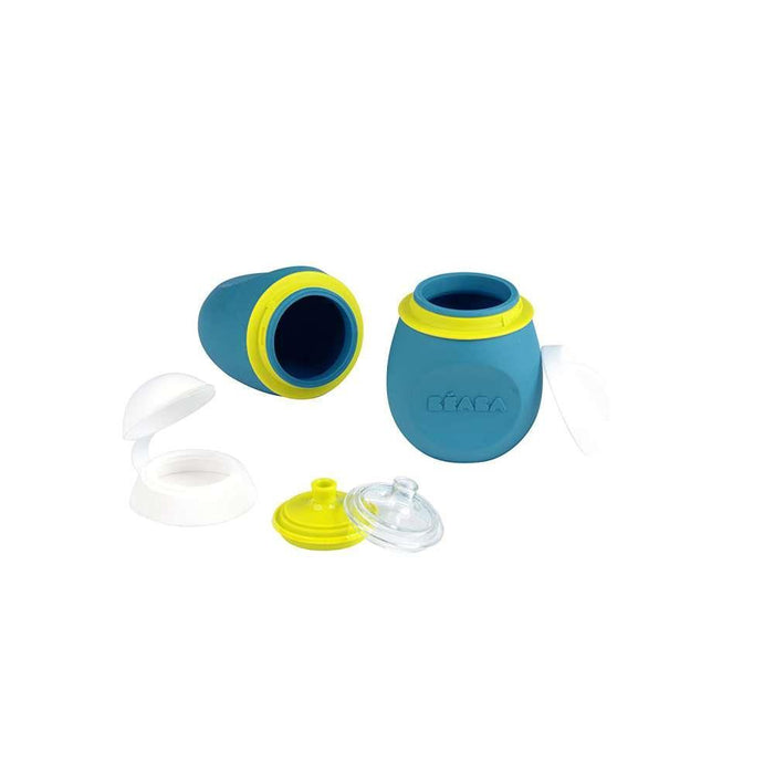 Béaba Set Vasos BabySqueeze Azul 2 Unidades