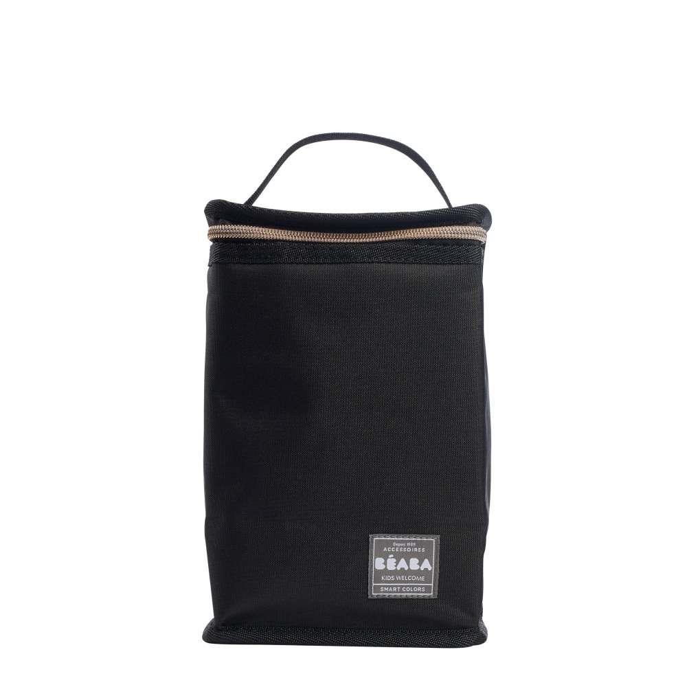 Bolsa Térmica Béaba Negro y Oro Rosa