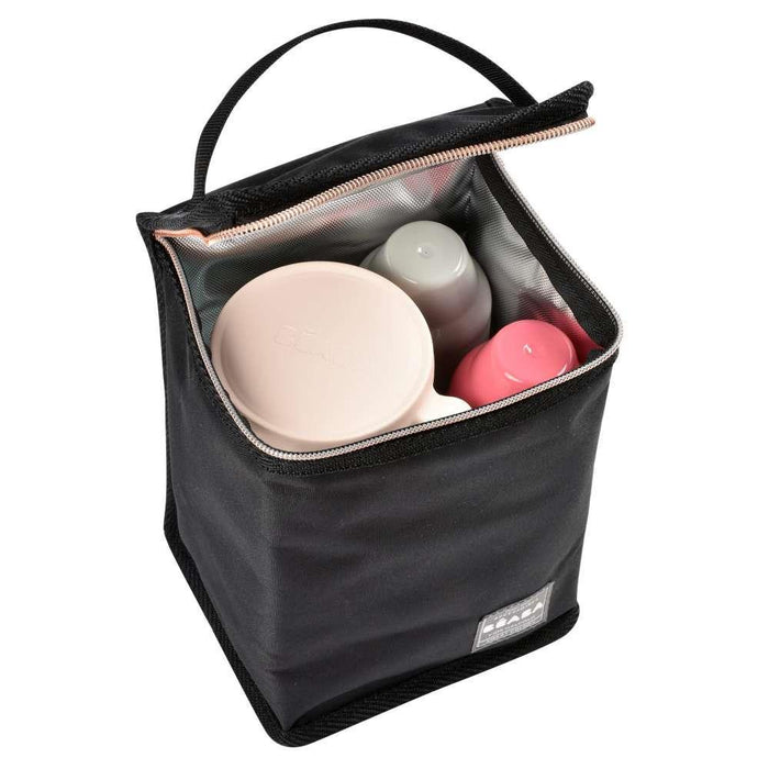 Bolsa Térmica Béaba Negro y Oro Rosa