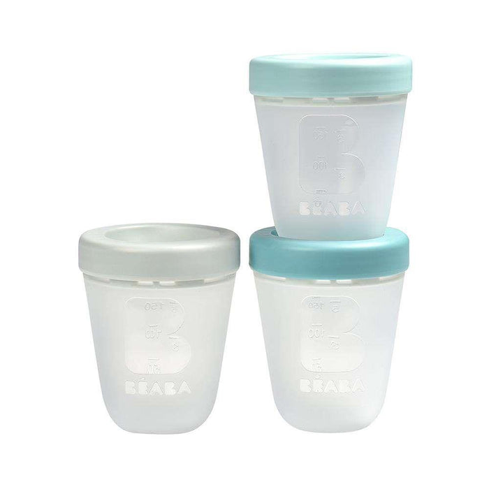 Béaba Vaso Dosificador Silicona con Tapa Jungle 3 Unidades