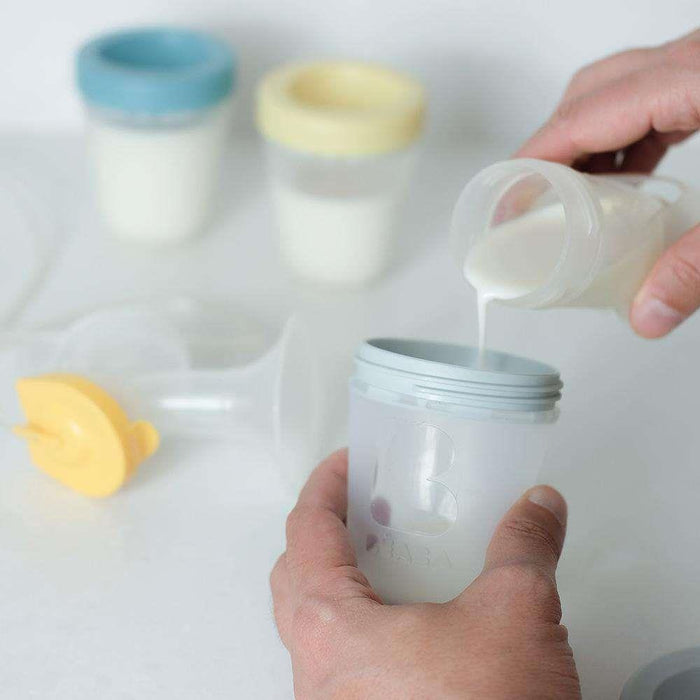 Béaba Vaso Dosificador Silicona con Tapa Jungle 3 Unidades