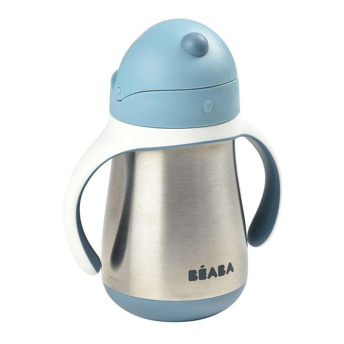 Béaba Taza Metálica con Pajita Windy Blue
