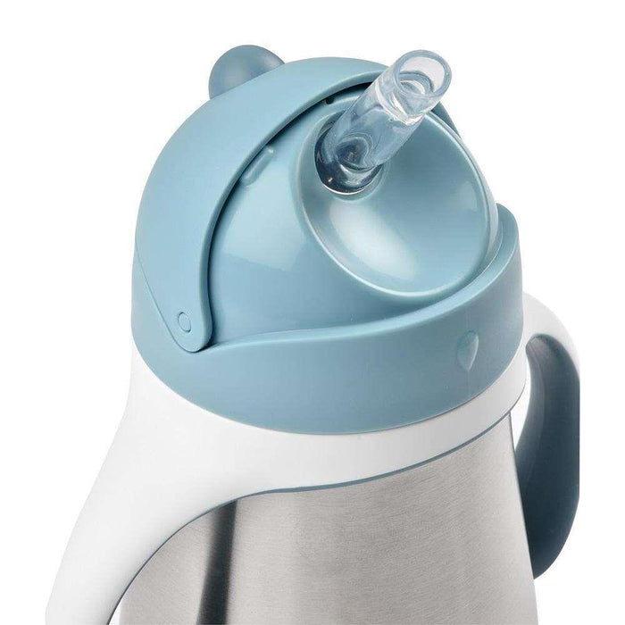 Béaba Taza Metálica con Pajita Windy Blue