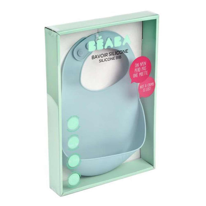 Béaba Babero Silicona Verde Claro