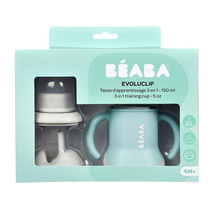 Béaba Vaso Evolutivo 3en1 Silicona 150ml Verde Claro