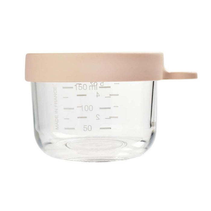 Béaba Recipiente Hermético para Alimentos de Vidrio 150ml Rosa