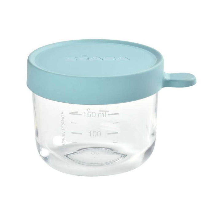Béaba Recipiente Hermético para Alimentos de Vidrio 150ml L. Azul
