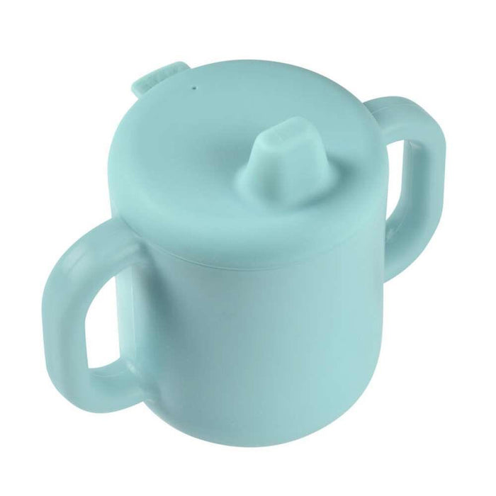 Béaba Vaso Aprendizaje con Asas Silicona Azul