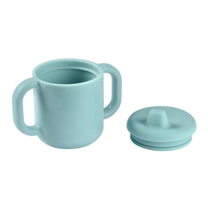 Béaba Vaso Aprendizaje con Asas Silicona Azul