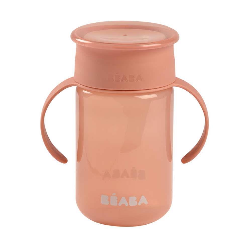 Béaba 360 Vaso de Aprendizaje con Asas 340ml Rosa
