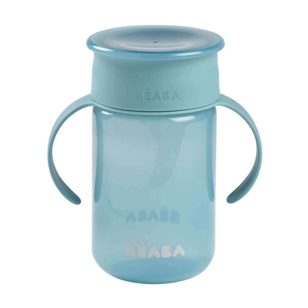 Copo de Aprendizagem 360 com Asas Beaba Azul 340ml