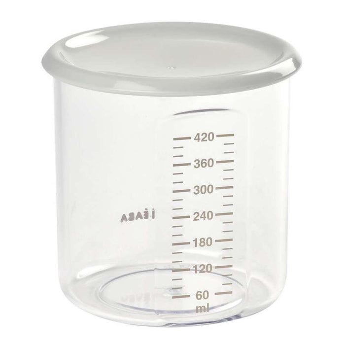 Béaba Airtight Food Container 420ml Tritan Gray
