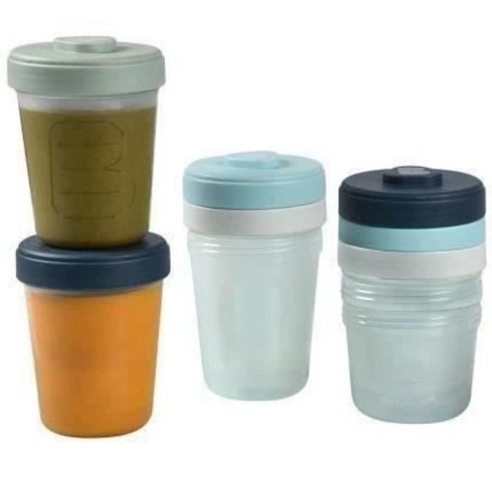 Conjunto de 8 Recipientes Herméticos Beaba 150/250ml