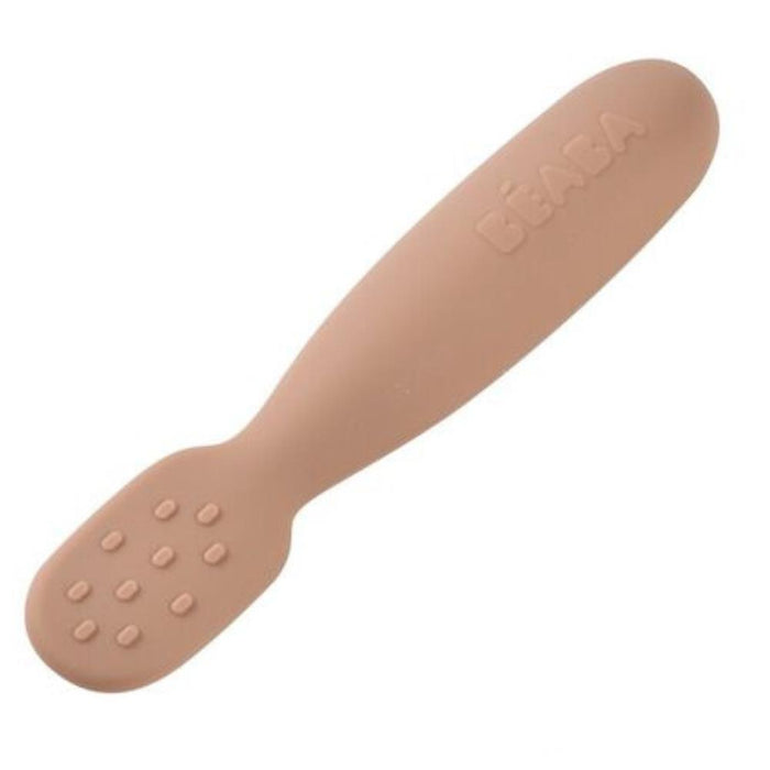 2 Pré-Colheres em Silicone Beaba Praline/Clay