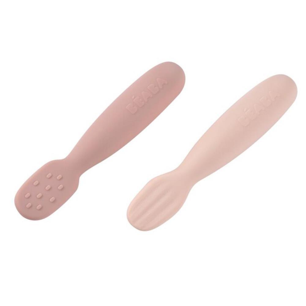 2 BÉABA Silicone Pre-Spoons Candy/Sorbet
