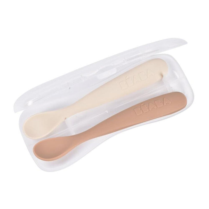 2 Colheres em Silicone com Caixa Clay/Praline