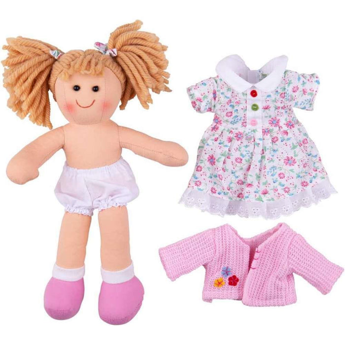 BigJigs Boneca de Pano Pequena Poppy