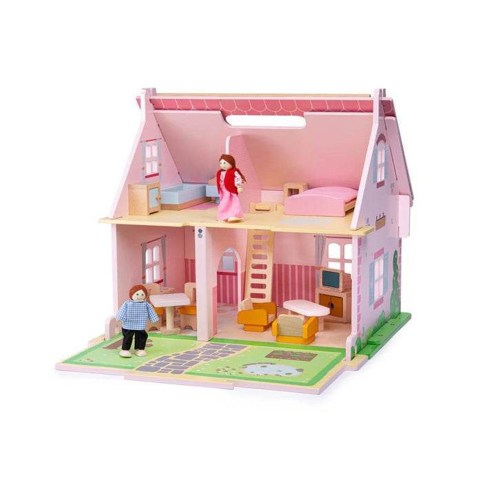 Casa de Bonecas em Madeira Big Jigs Blossom Cottage