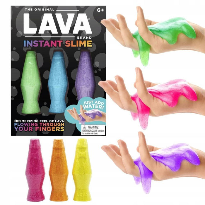 3 Lâmpadas de Lava Instant Slime