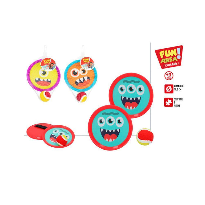 Jogo Raquetes de Praia com Monstro ColorBaby