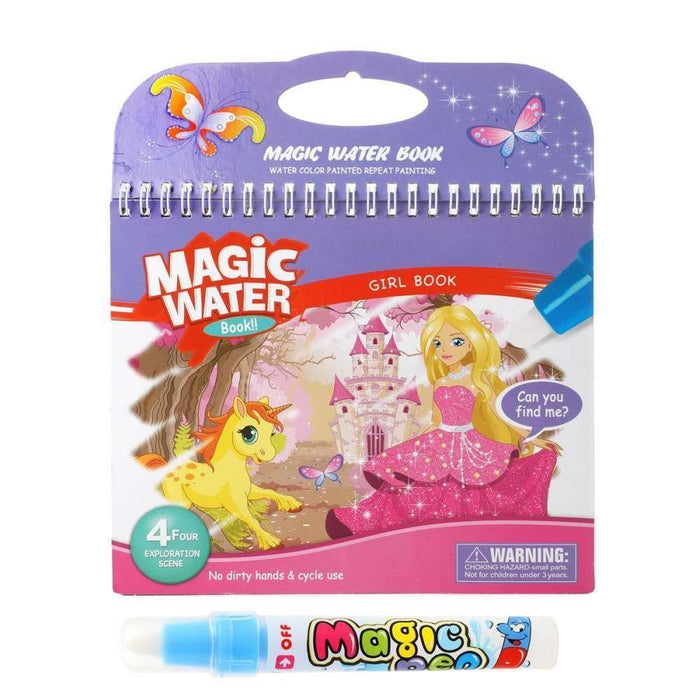 Toi Toys Livro Magic Water Princesas