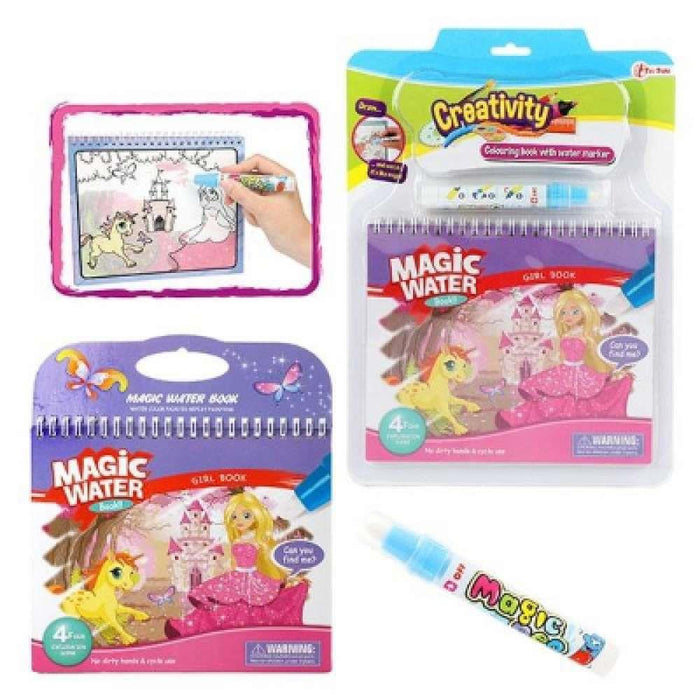 Toi Toys Livro Magic Water Princesas