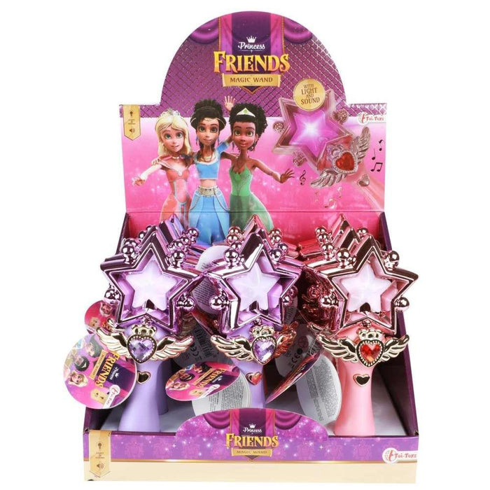 Varinha Mágica com Luz Princess Friends