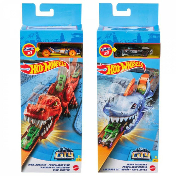 Shark/T-Rex Launcher with Car Toys HotWheels — BabyCool