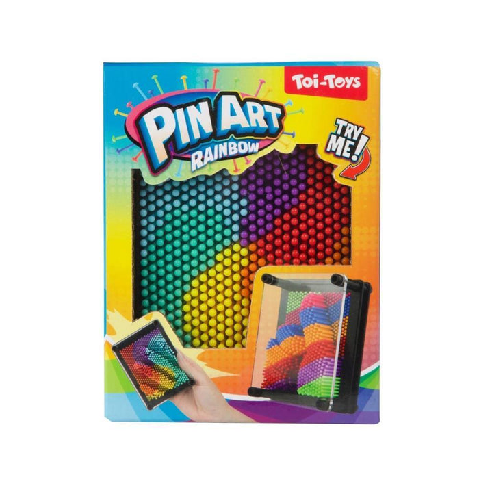 Escultura Toi Toys Pin Art 3D Rainbow 12cm