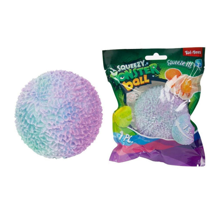 Bola com Textura Squeezy Monster Ball 7cm