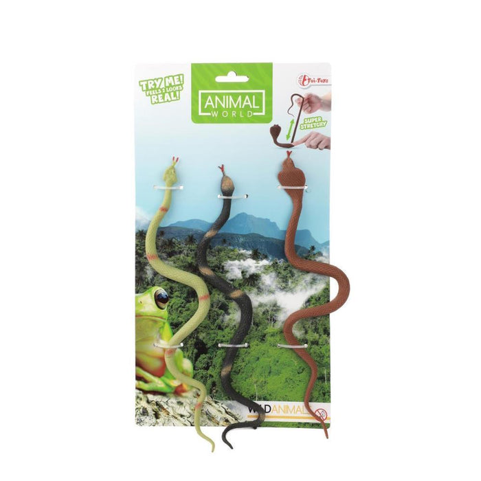 3 Cobras Animal World Super Elásticas