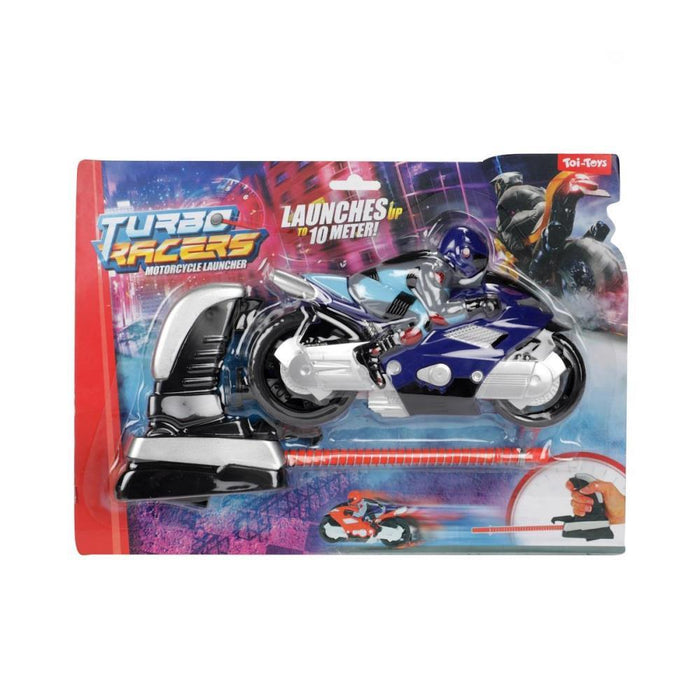 Moto com Lançador Toi-Toys Turbo Racers