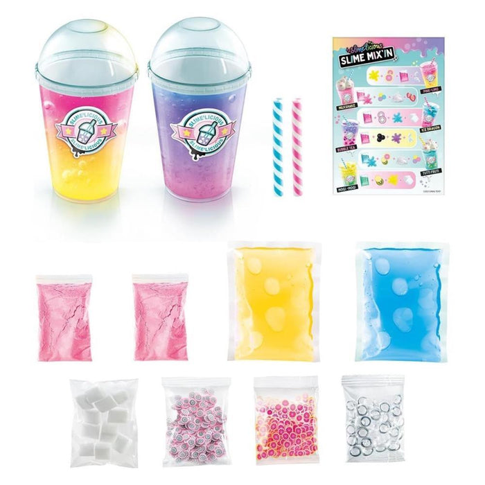 Kit Canal Toys Cria 2 Slime em Copos de Bebidas