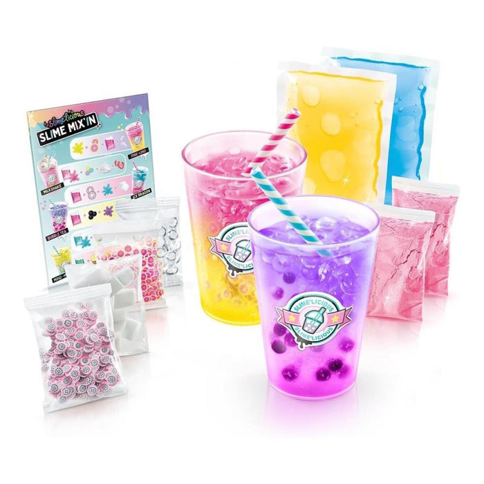 Kit Canal Toys Cria 2 Slime em Copos de Bebidas