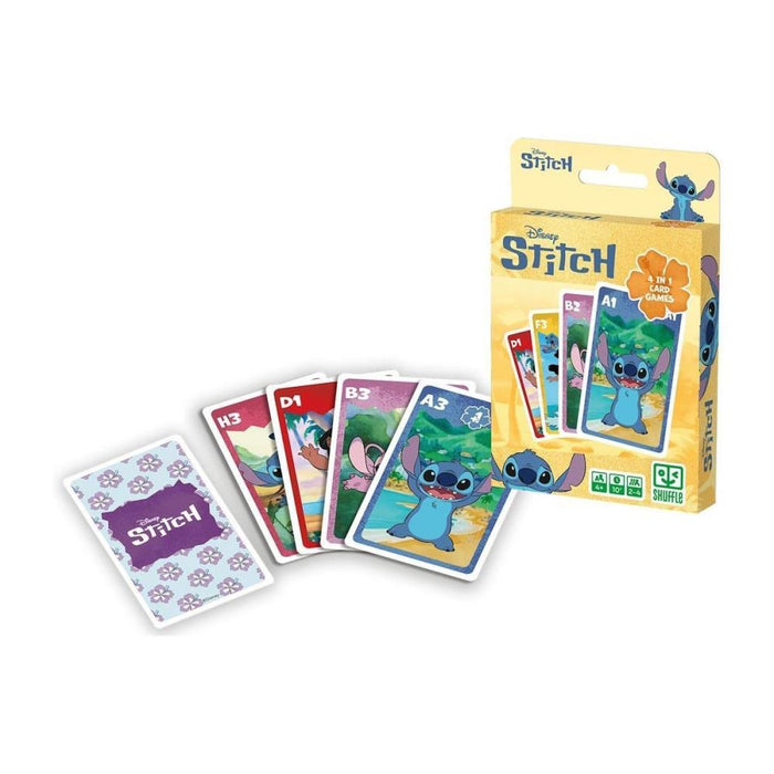 Jogo de Cartas Stitch  4em1