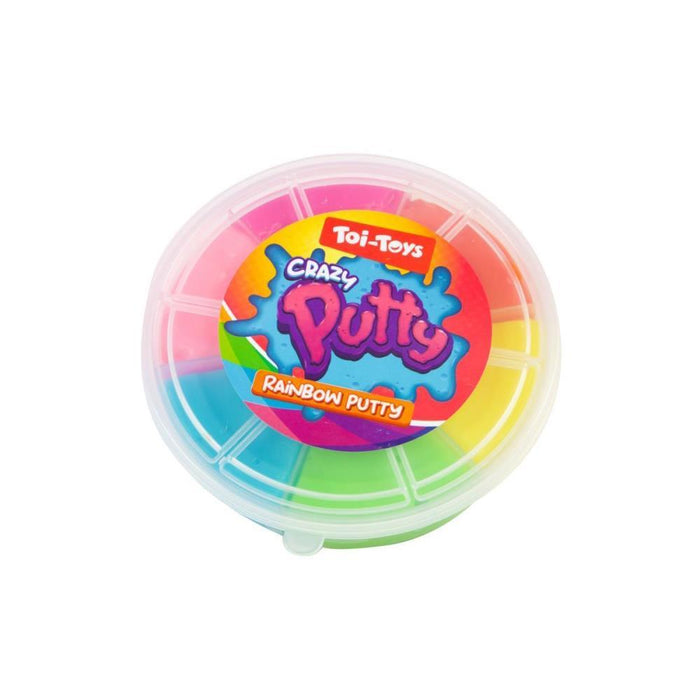 Caixa com 6 Cores Slime Putty Rainbow Stretchy