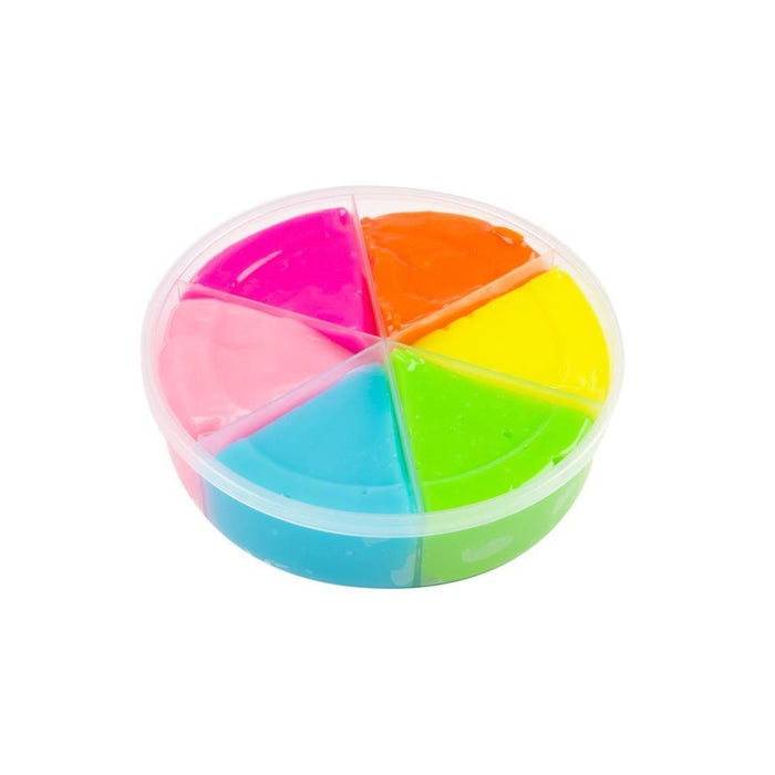 Caixa com 6 Cores Slime Putty Rainbow Stretchy