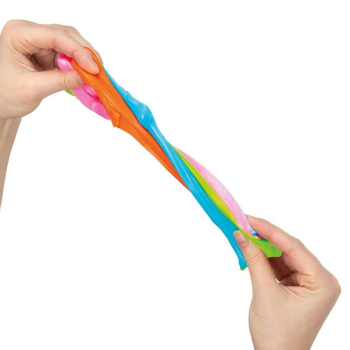 Caixa com 6 Cores Slime Putty Rainbow Stretchy