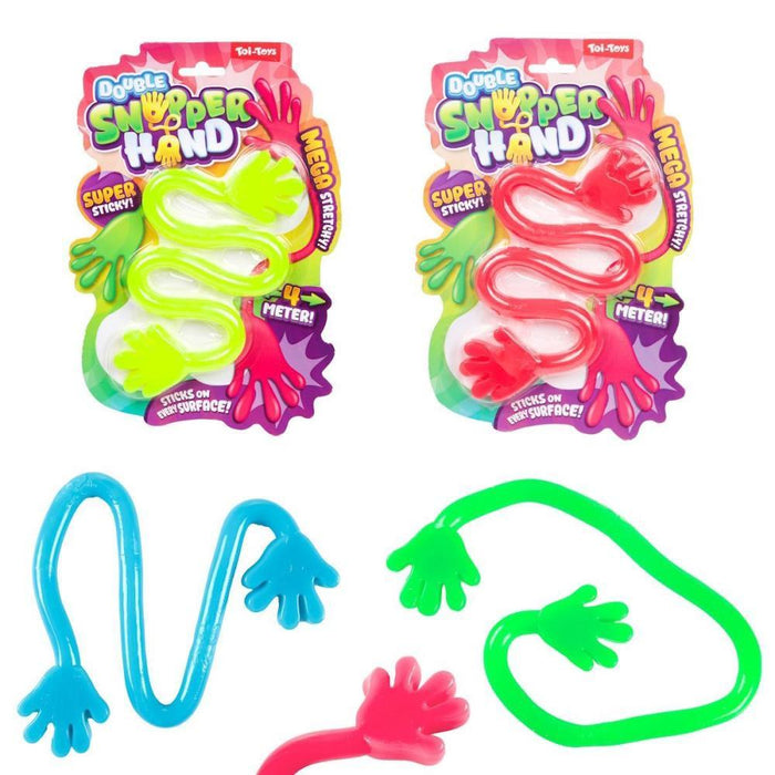 Mão Dupla Super Pegajosa Mega Stretchy