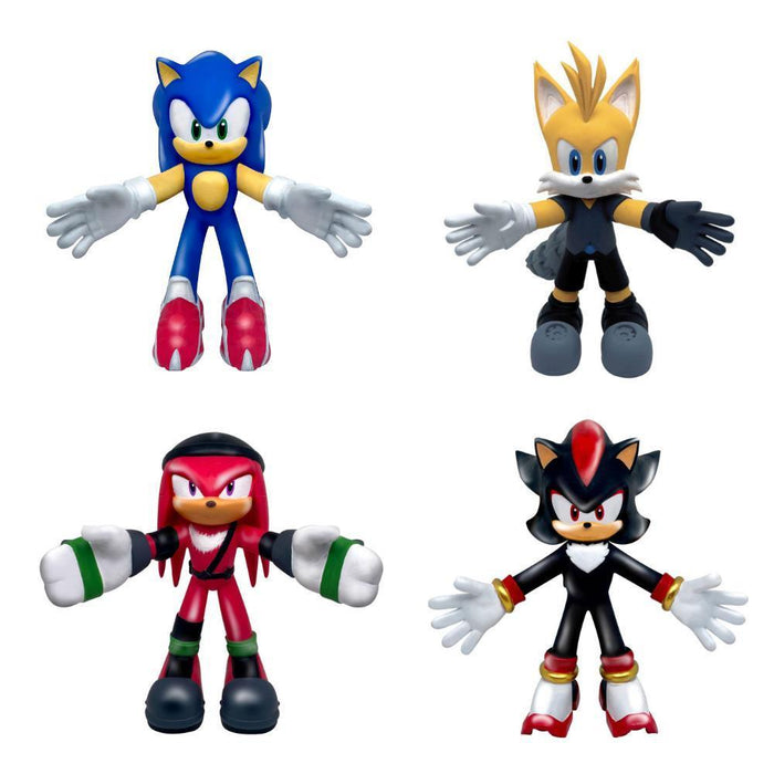 Figura Sonic Prime MonsterFlex Super Stretchy